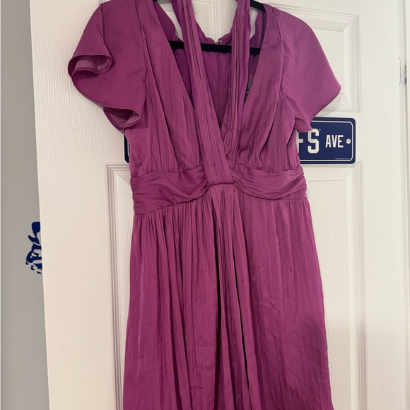 By Anthropologie Deep V-Neck Vibrant
Mini Dress - Picture 3 of 7